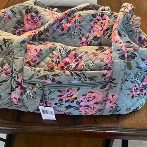 Vera Bradley Floral Quilted Travel Bag